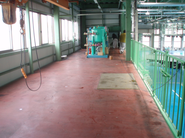 三重県M整備工場床塗装改修工事