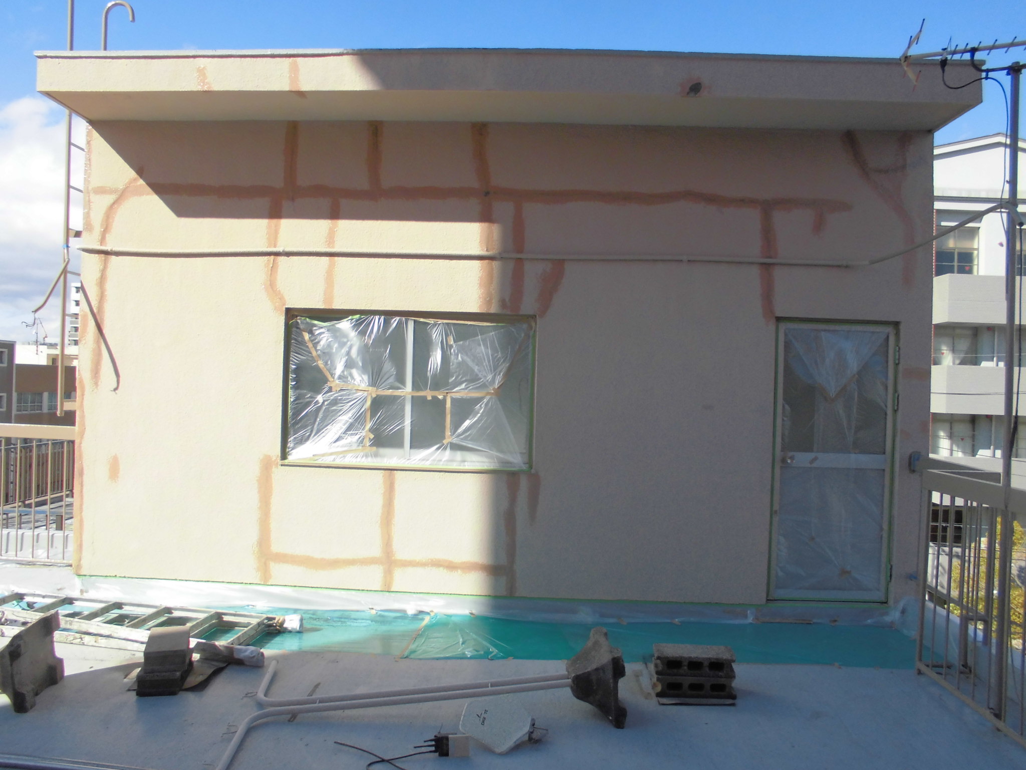 西区Kビル外壁塗装改修工事