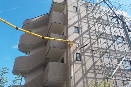 昭和区RC造4階建てAマンション外壁等塗装改修工事